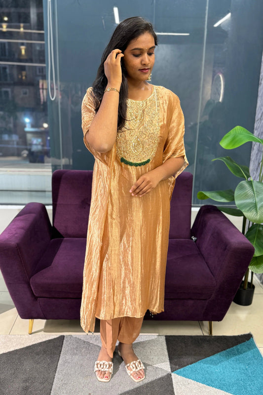 Sage Crush Tissue  Kaftan