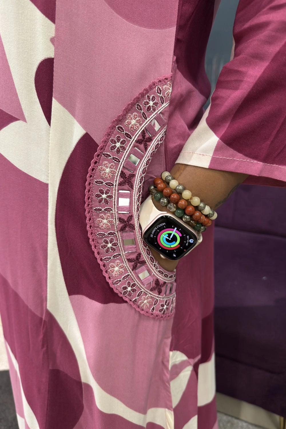 German rayon kurti pant set with pockets