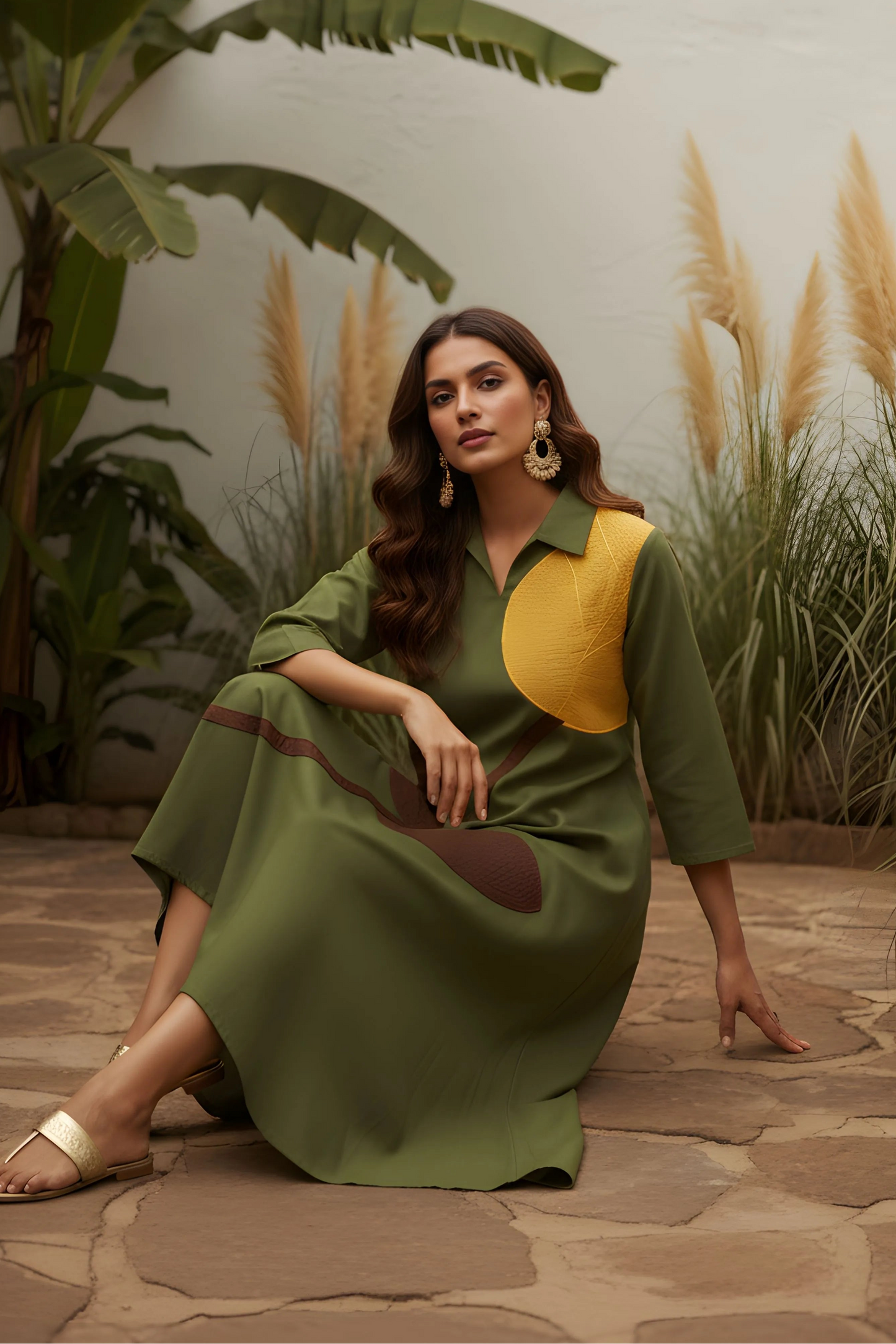 Aaria Aplique Frock