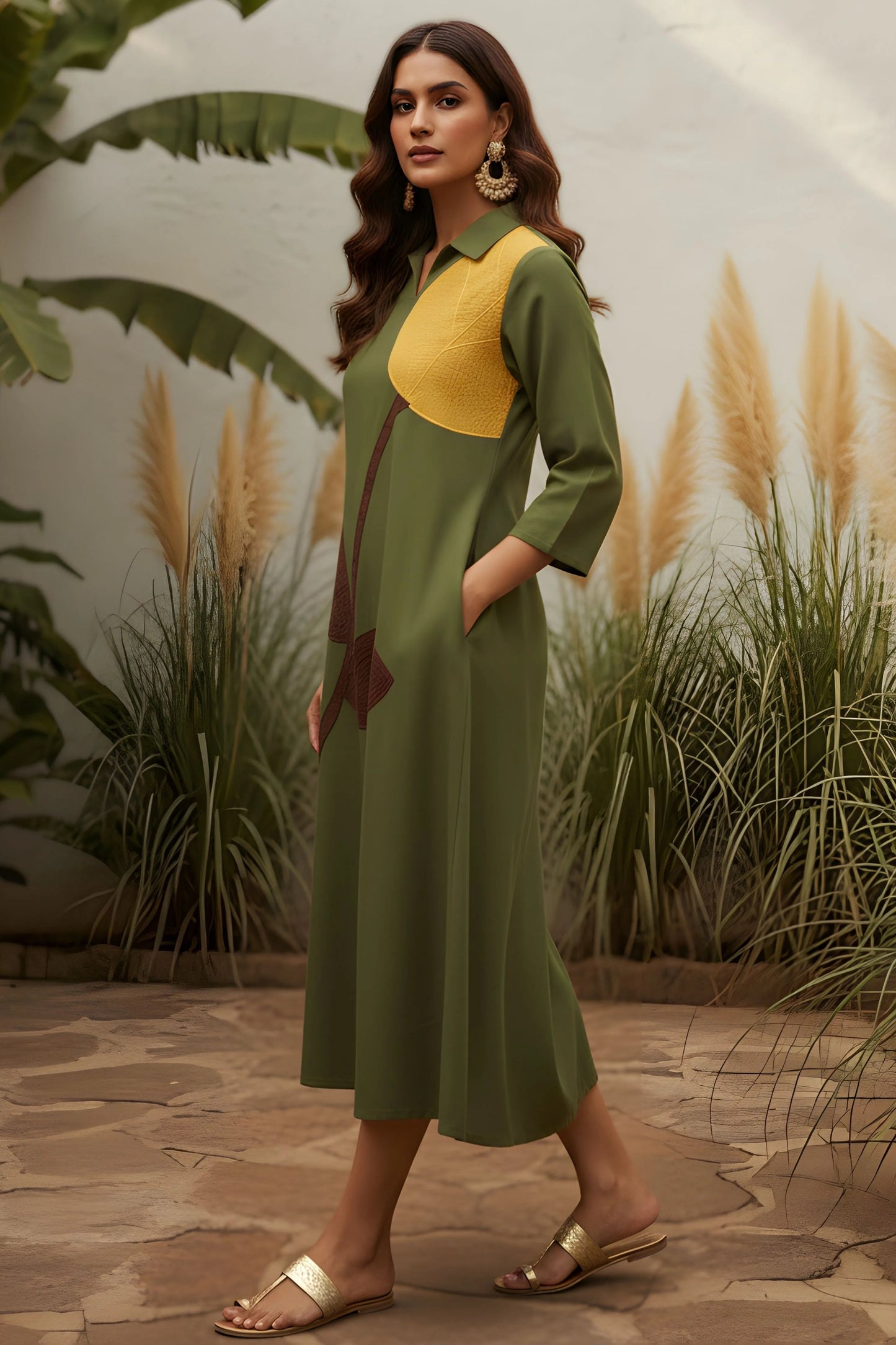 Aaria Aplique Frock