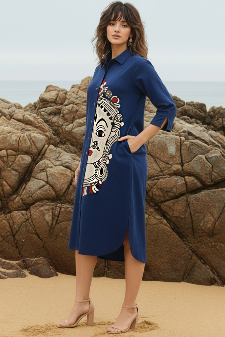 Mandala Shirt Dress