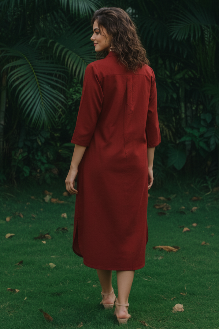 Mandala Shirt Dress