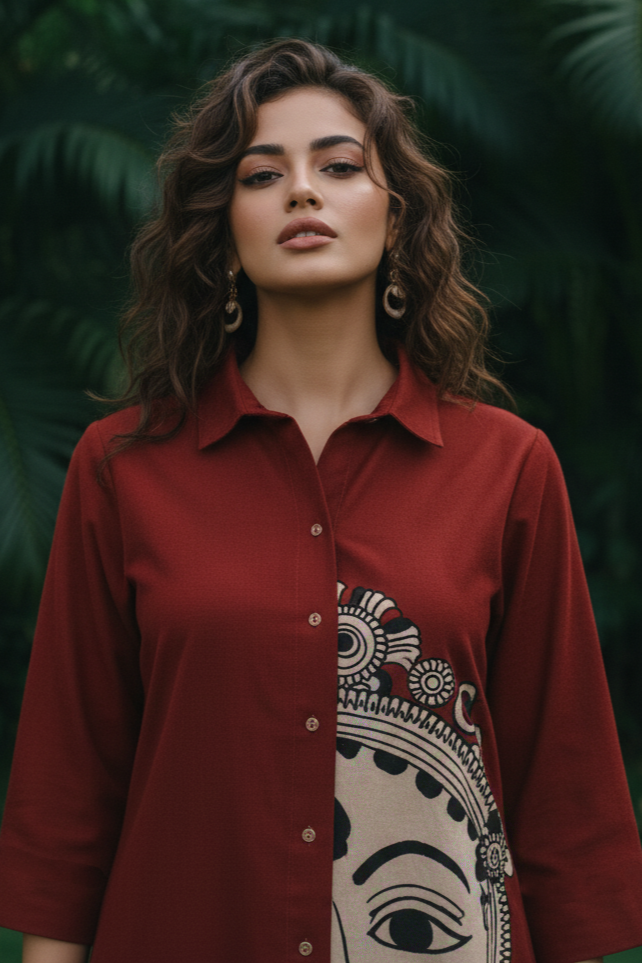 Mandala Shirt Dress