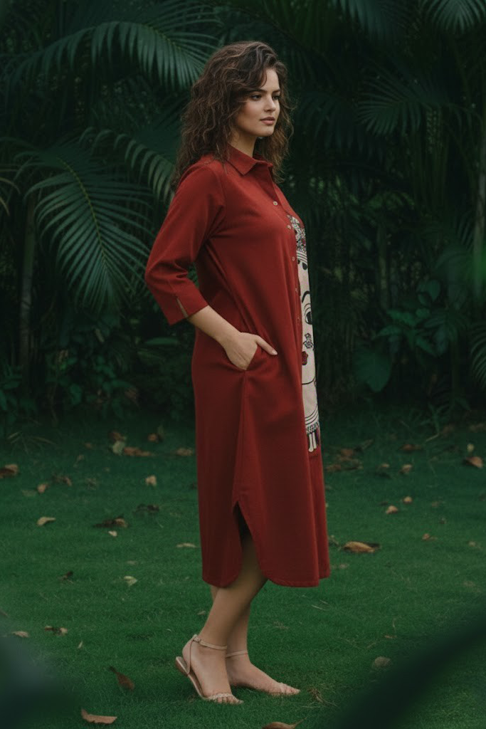 Mandala Shirt Dress